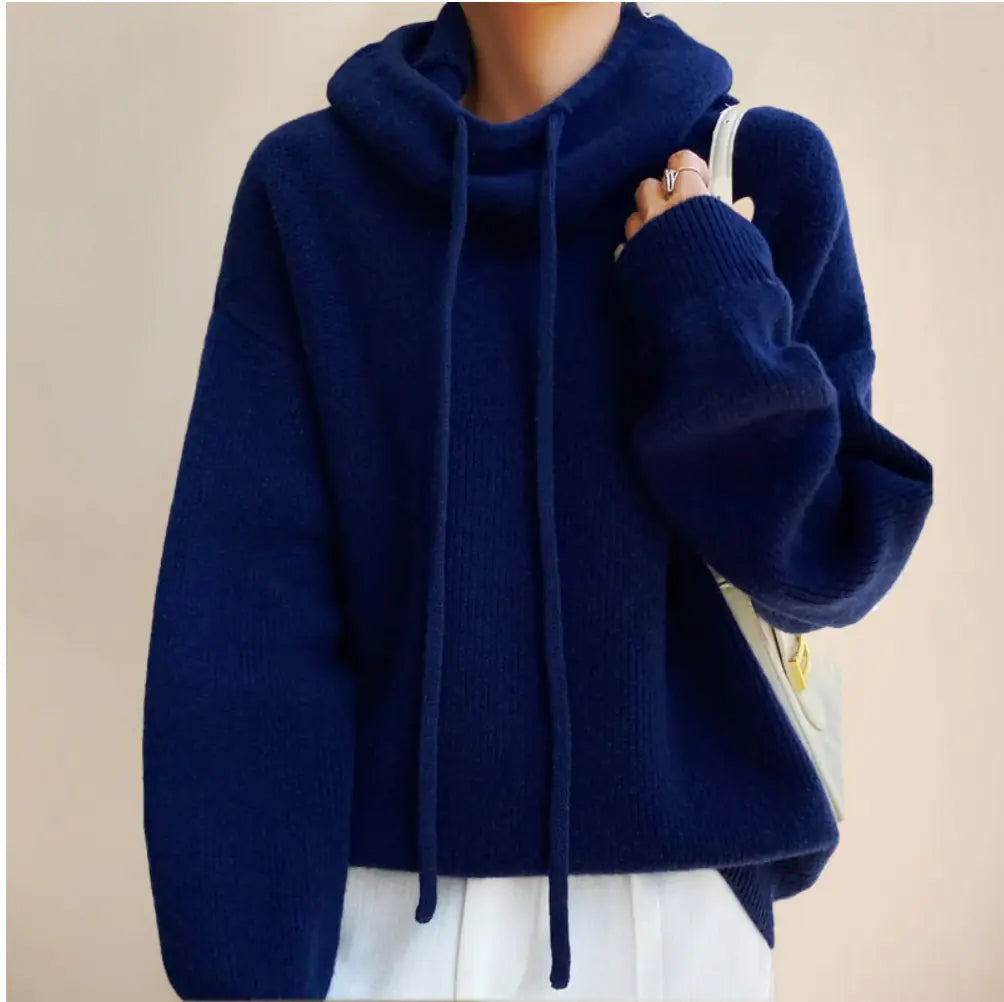 Női merinógyapjú garbós Pulóver