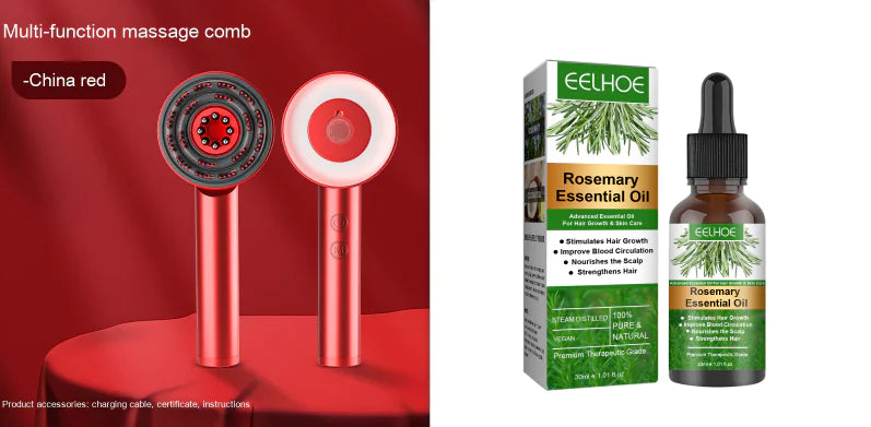 Fésűs fejbőr masszírozó