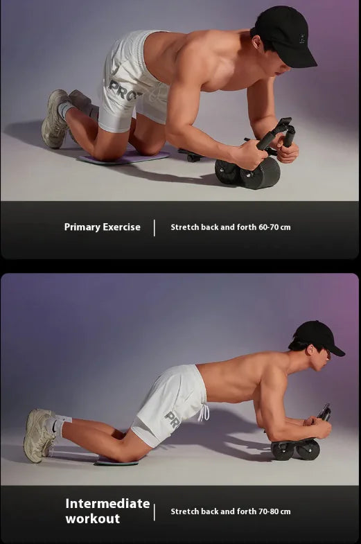 Automatikus visszapattanó hasizom kerék