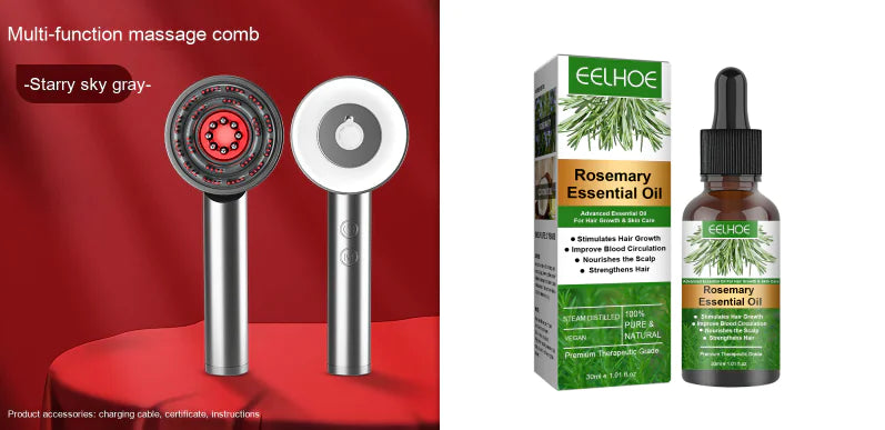 Fésűs fejbőr masszírozó